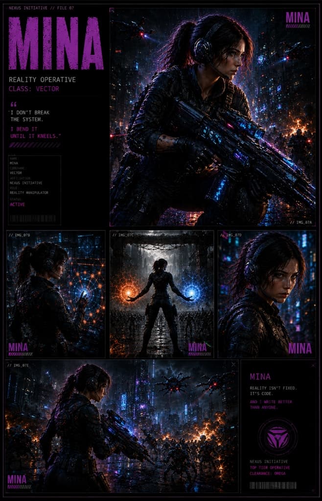 Mina database poster