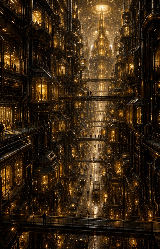Hexcity street day view