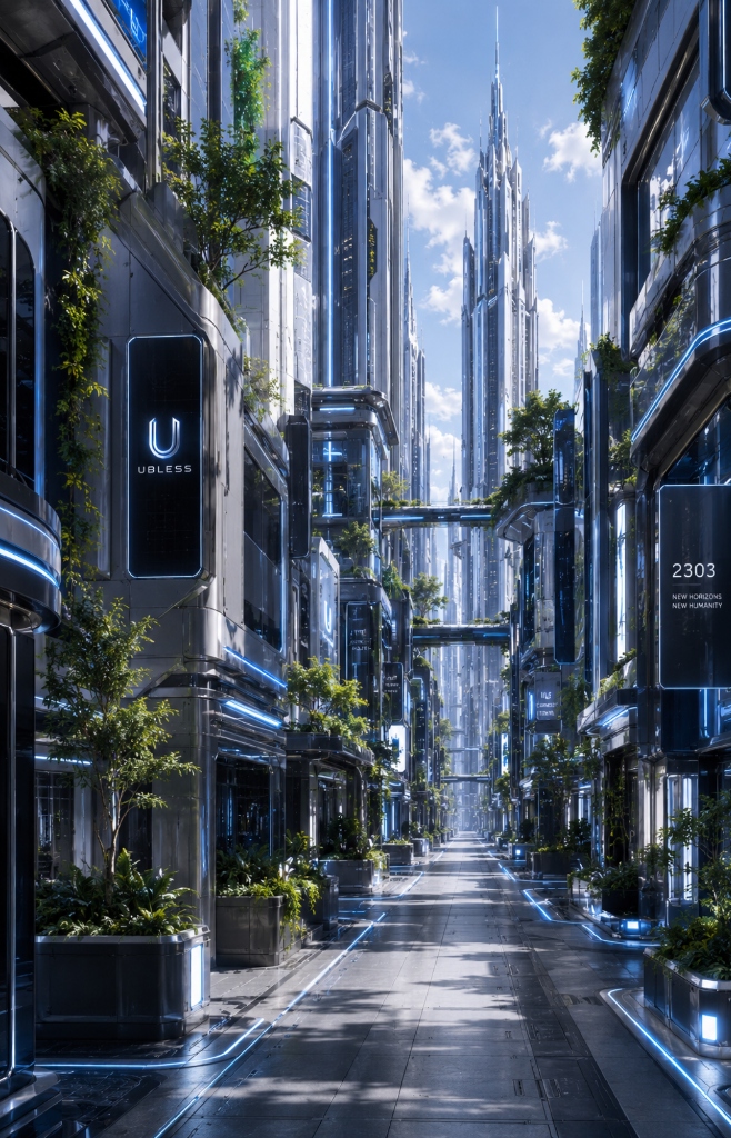 Nexum City sunset view
